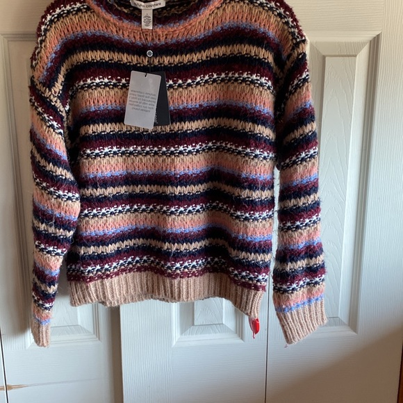 Autumn Cashmere Long Sleeve Cashmere Wool Silk Blend Pullover Sweater Sz Small - Picture 7 of 10